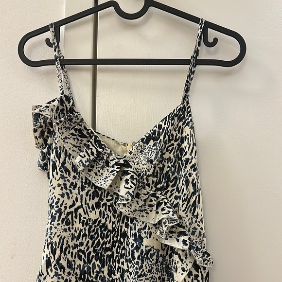 Leopard Print Ruffle Dress - Picture 3 of 3